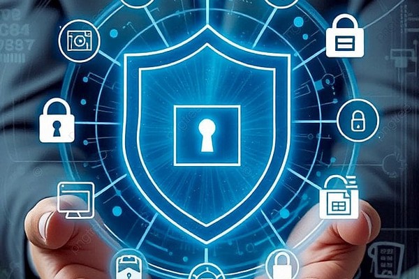 Biểu tượng chính sách quyền riêng tư và bảo vệ dữ liệu